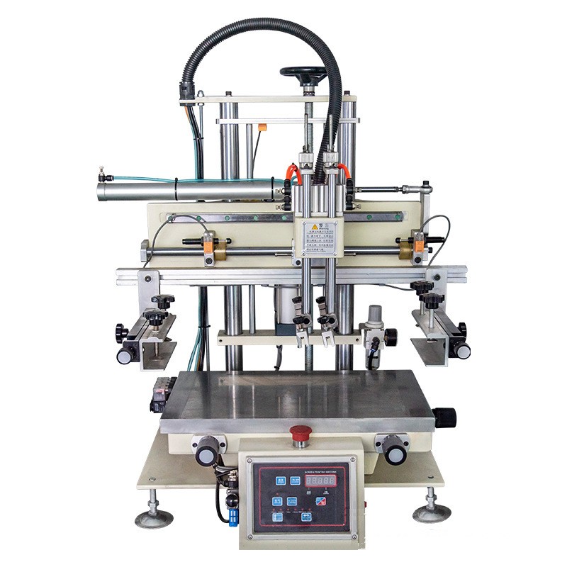 小型平面丝印机汽车玻璃电动车挡泥板印刷机防护套丝印机机厂家