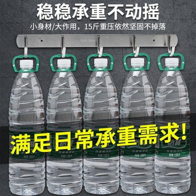 左钢304不锈钢实心不锈钢衣钩排钩挂衣钩 厨卫挂件 卫生间毛巾勾 2个