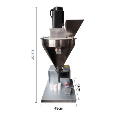 半自动粉剂称重灌装机小型粉剂定量分装机小剂量粉末称重 灌装机